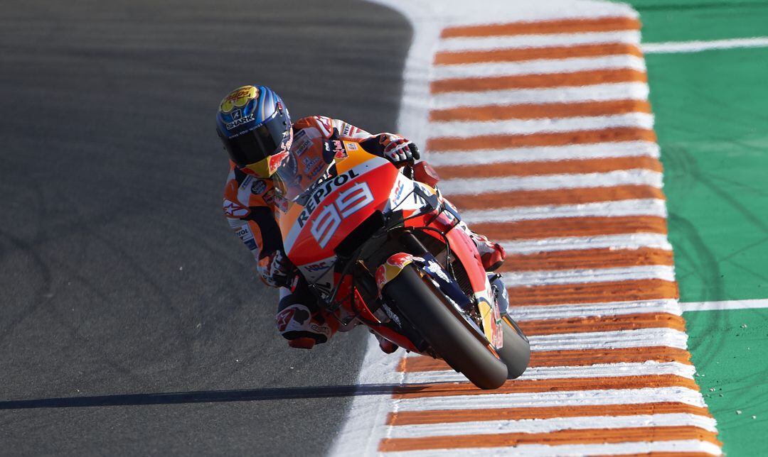 Jorge Lorenzo, en los entrenamientos del GP de la Comunidad Valenciana