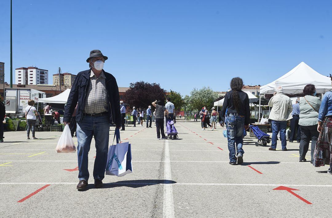 Es muy probable que la imagen del nuevo mercadillo de Getafe se parezca a esta que vimos hace unos días en Burgos 