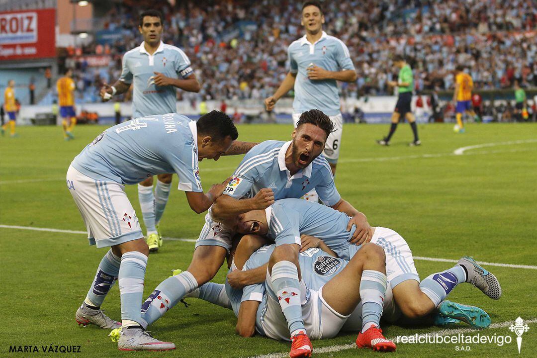 Sergi Gómez durante una de sus temporadas en Vigo