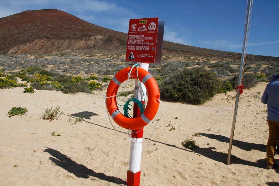 Salvavidas en La Graciosa.