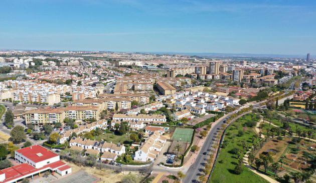 Vista aérea de Mairena del Aljarafe