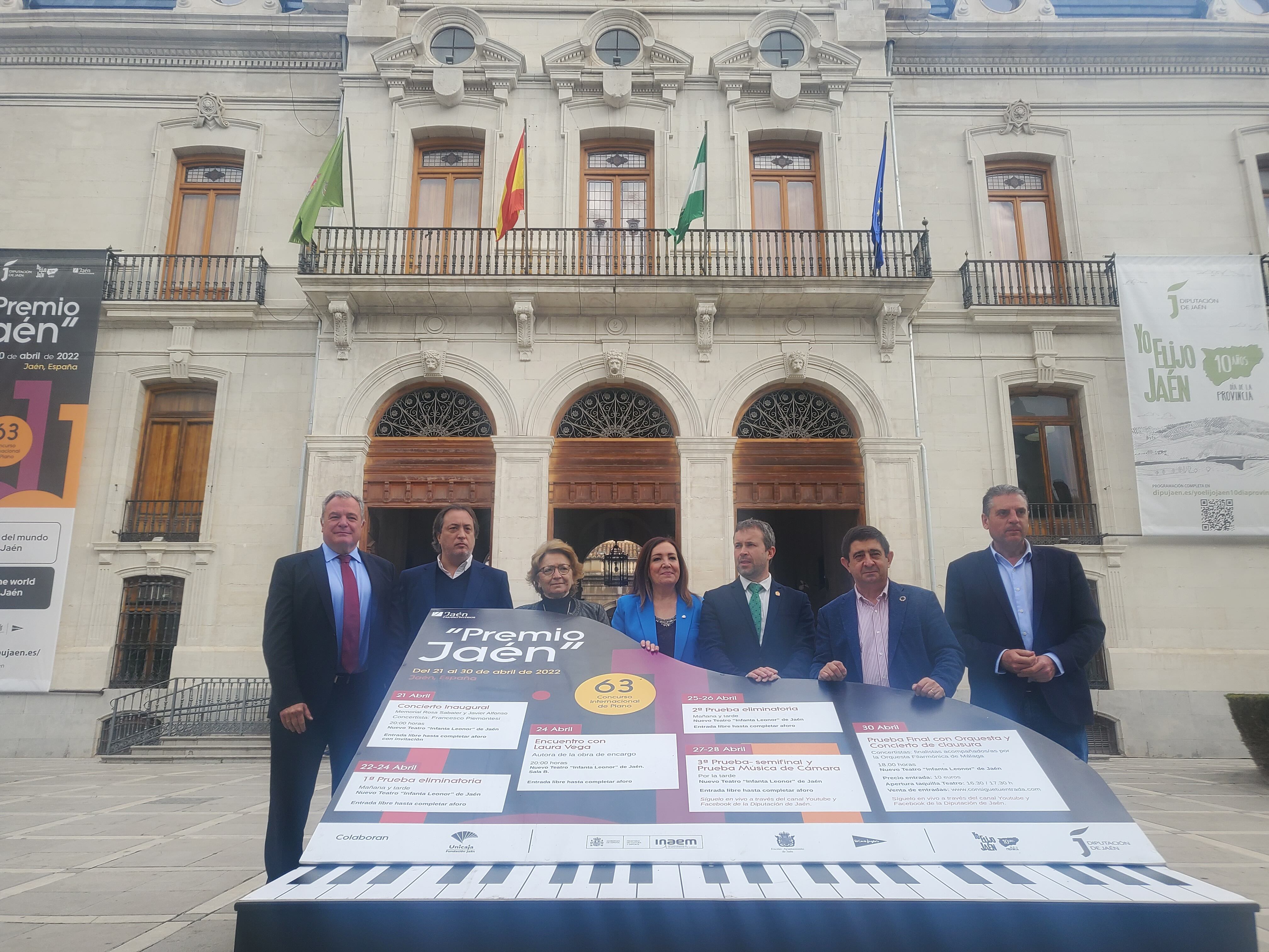 El premio Piano Jaén se ha presentado este martes en el Palacio Provincial.