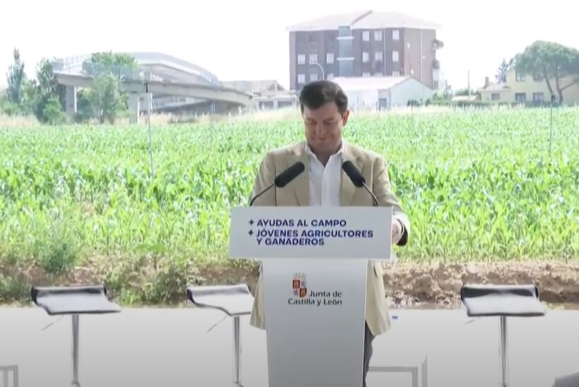 Alfonso Fernández Mañueco en Quintana del Puente