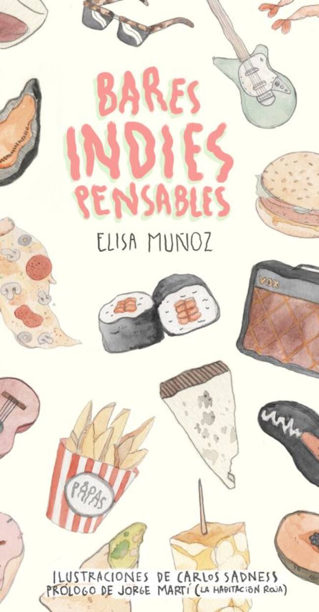 Además de recomendar sitios de Barcelona para comer y beber, Carlos Sadness se ha encargado de ilustrar 'Bares indiespensables'.