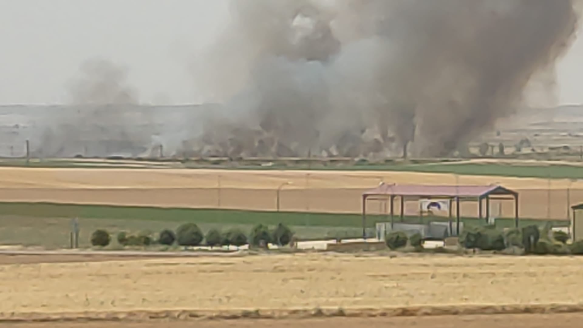 Incendio esta mañana en la provincia de Palencia