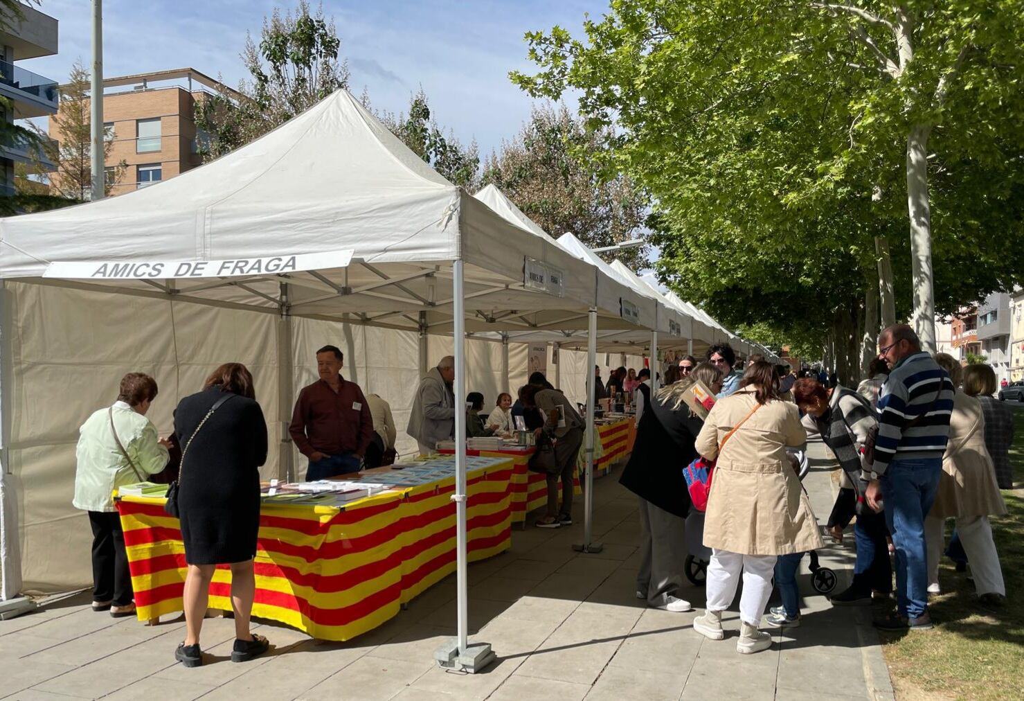 Día del Libro en Fraga. Foto: Ayuntamiento de Fraga