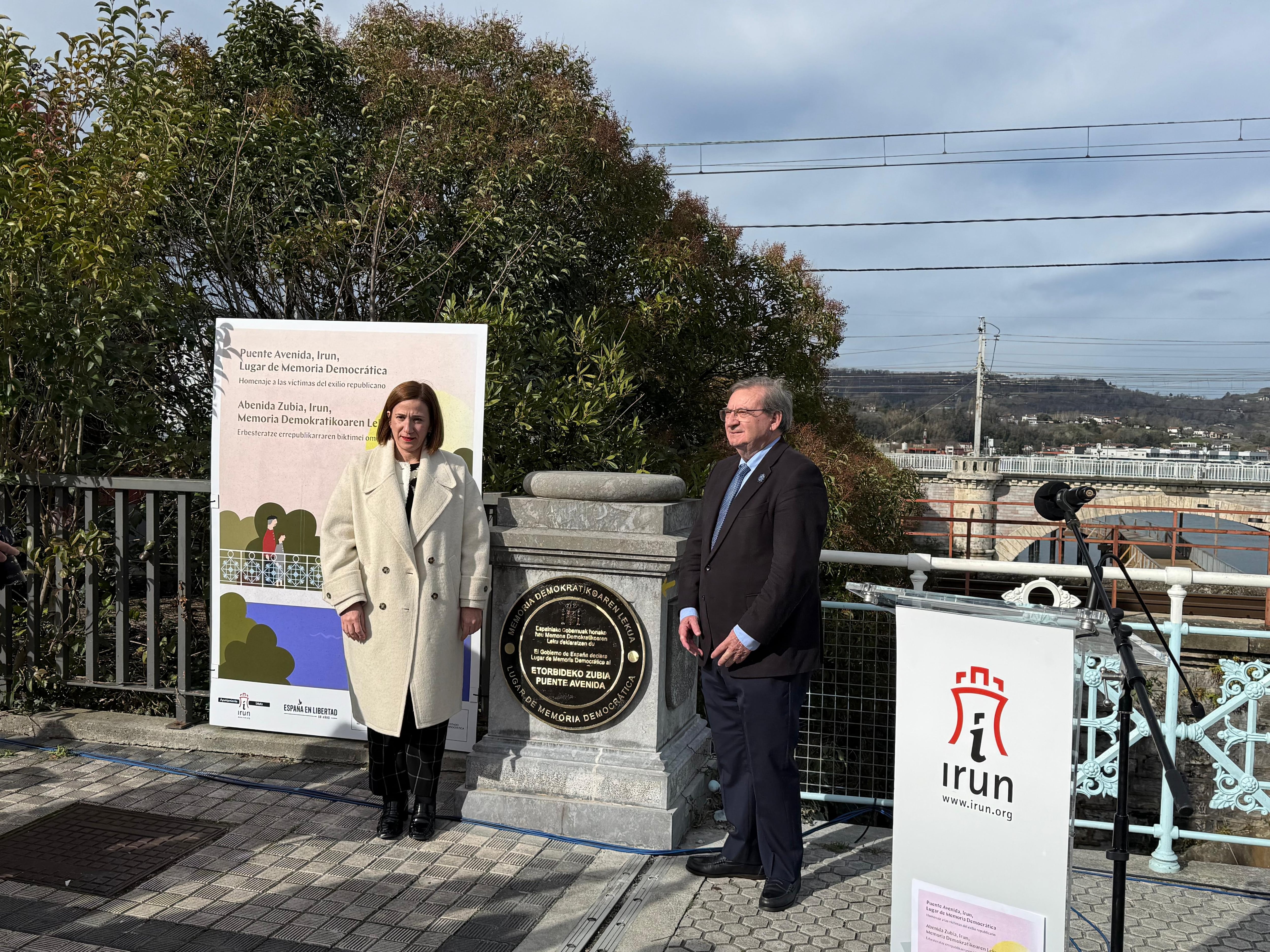 Imagen en el Puente Avenida de Irun.