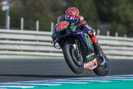 Fabio Quartararo el primer día de Test en Jerez