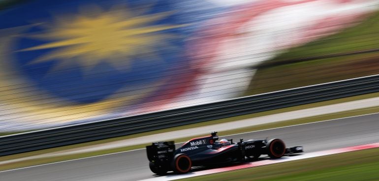 Fernando Alonso, en Sepang.