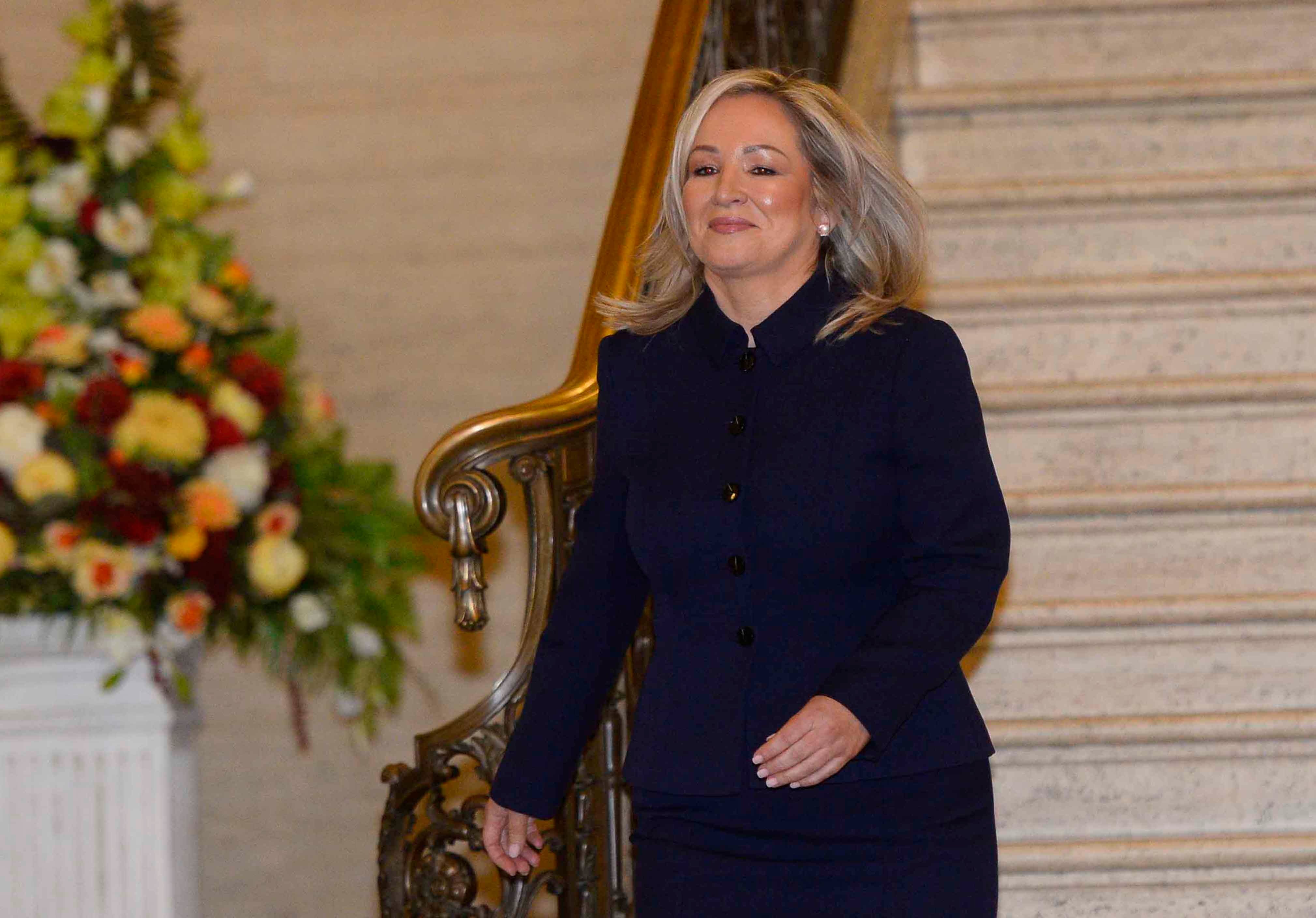 La primera ministra de Irlanda del Norte, Michelle O&#039;Neill.