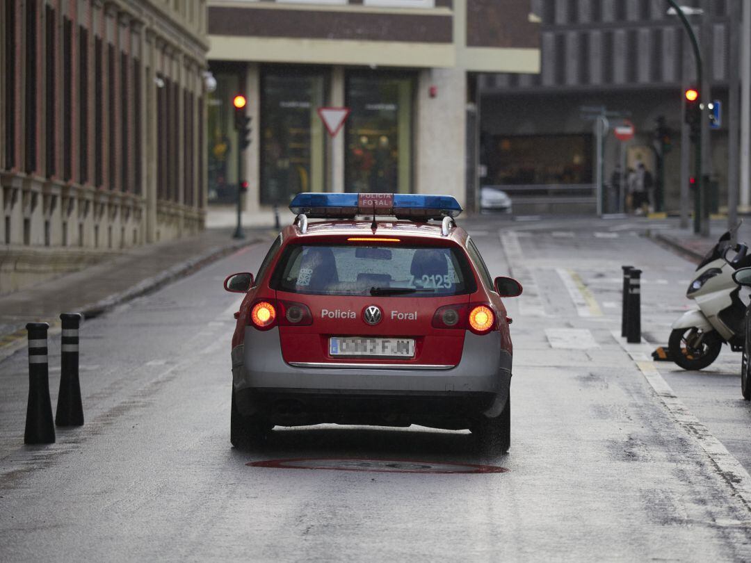 Coche patrulla de la Policía Foral