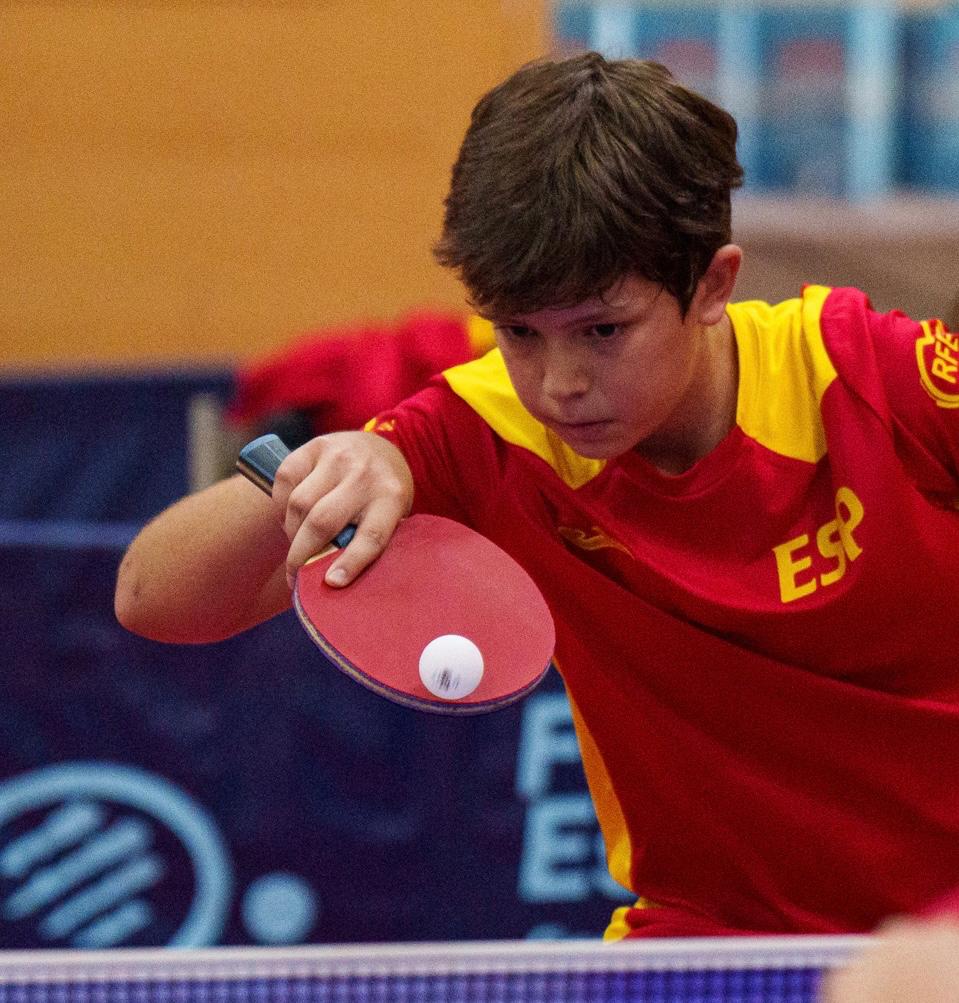 Javier Galán durante un partido