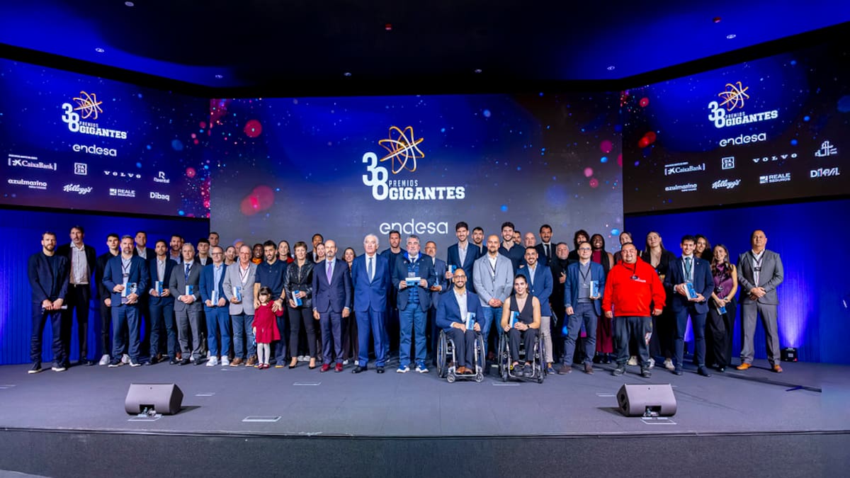 Mario Hezonja, Sasha Djordjevic, Rudy Fernández, Anna Cruz y Silvia Domínguez, entre los galardonados en los Premios Gigantes