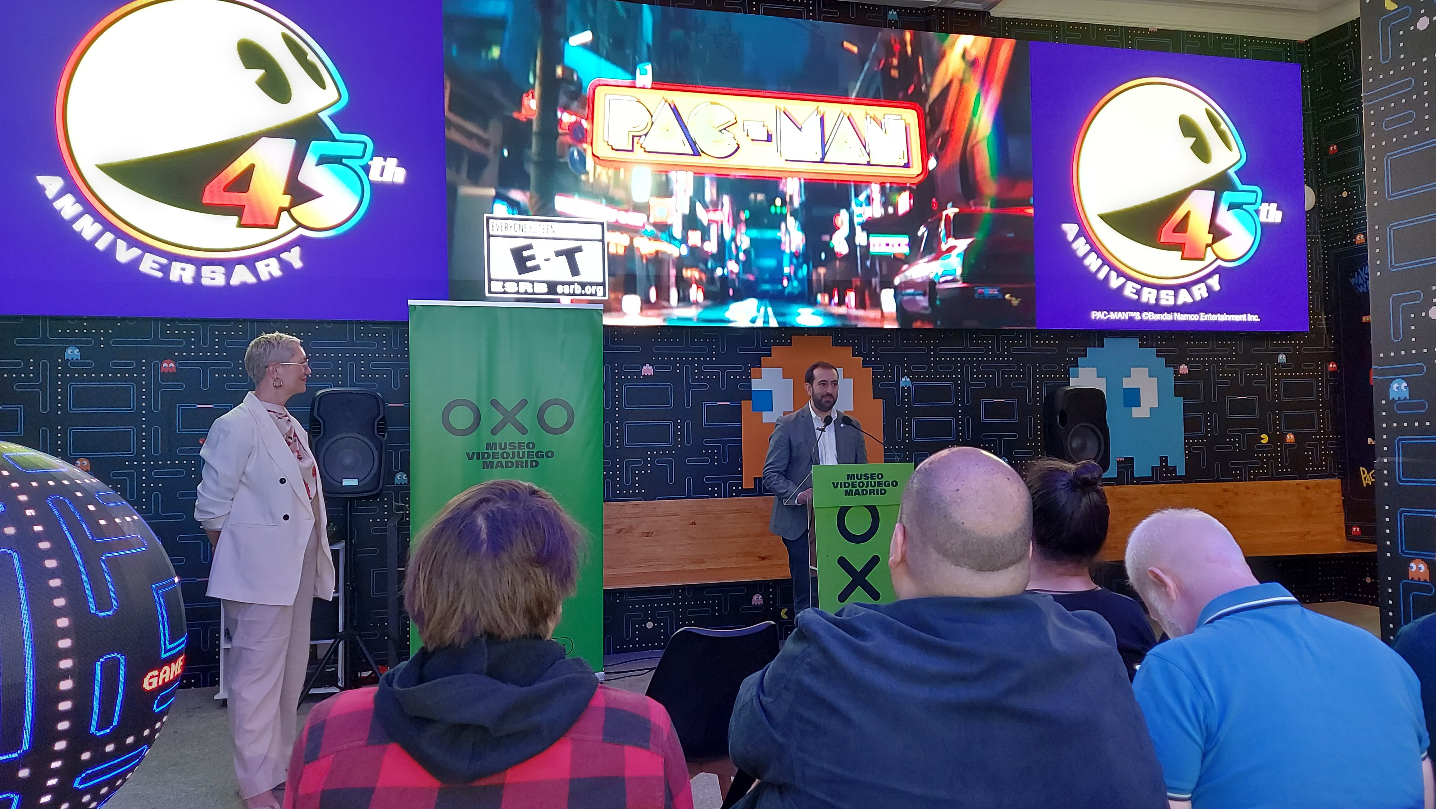 José Carlos Tapia en el acto de presentación del 45º aniversario de PAC_MAN en el OXO Museo de Madrid