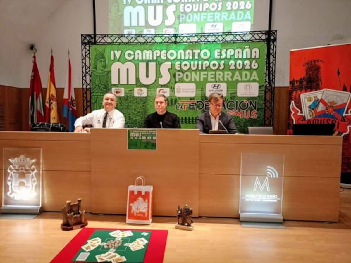 Medio millar de jugadores participarán el campeonato de mus por equipos que se celebrará del 27 de febrero al 1 de marzo en Ponferrada