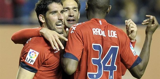 Raúl García en su etapa con Osasuna 