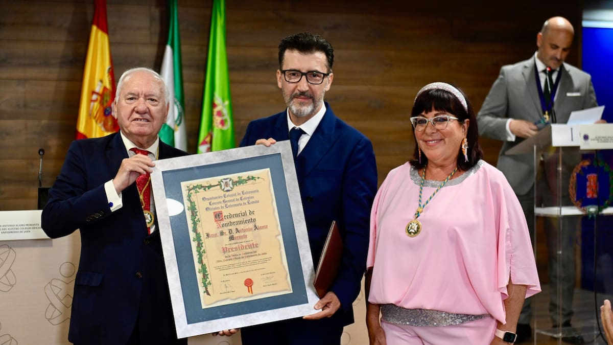 Antonio Álamo, nuevo presidente del Colegio de Enfermería de Jaén.