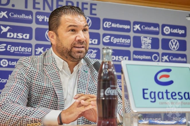 Juan Carlos Cordero, director deportivo del CD Tenerife.