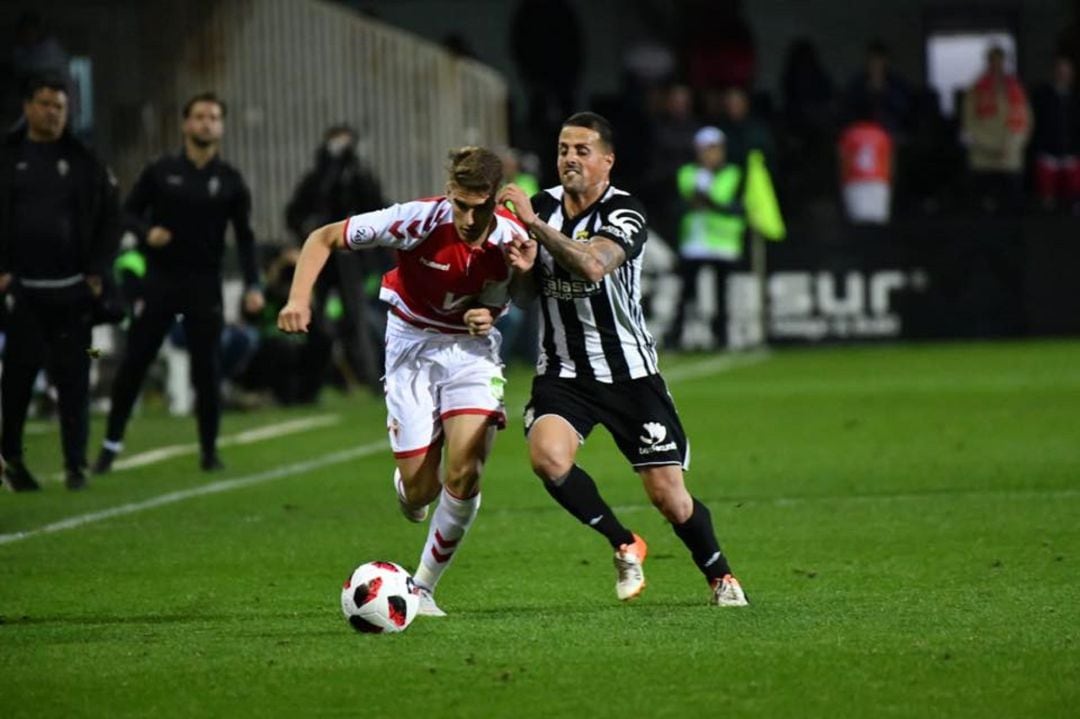 Imagen del derbi entre el FC Cartagena-Real Murcia de la 2018-19