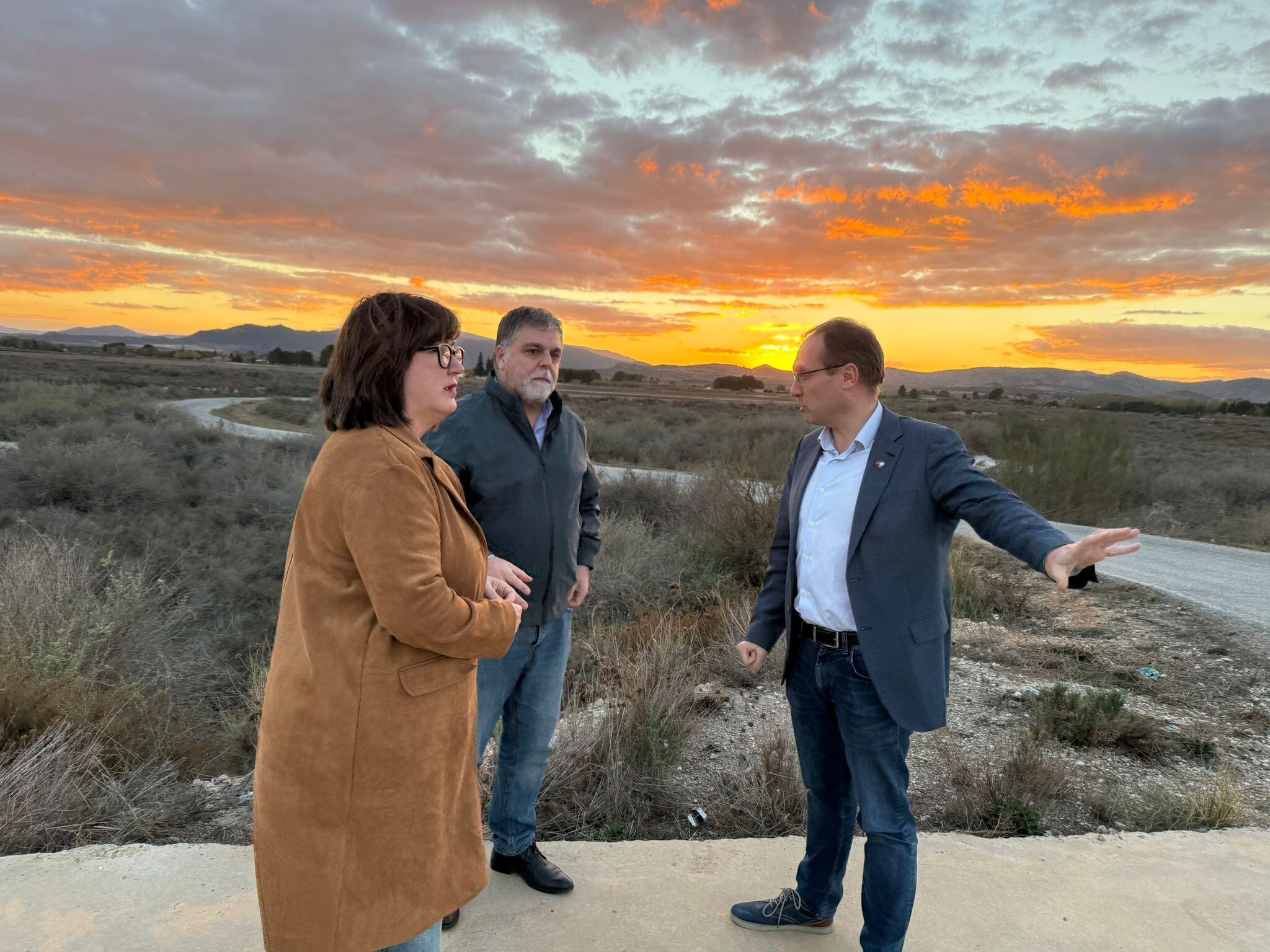 Momento de la reunión y las visitas