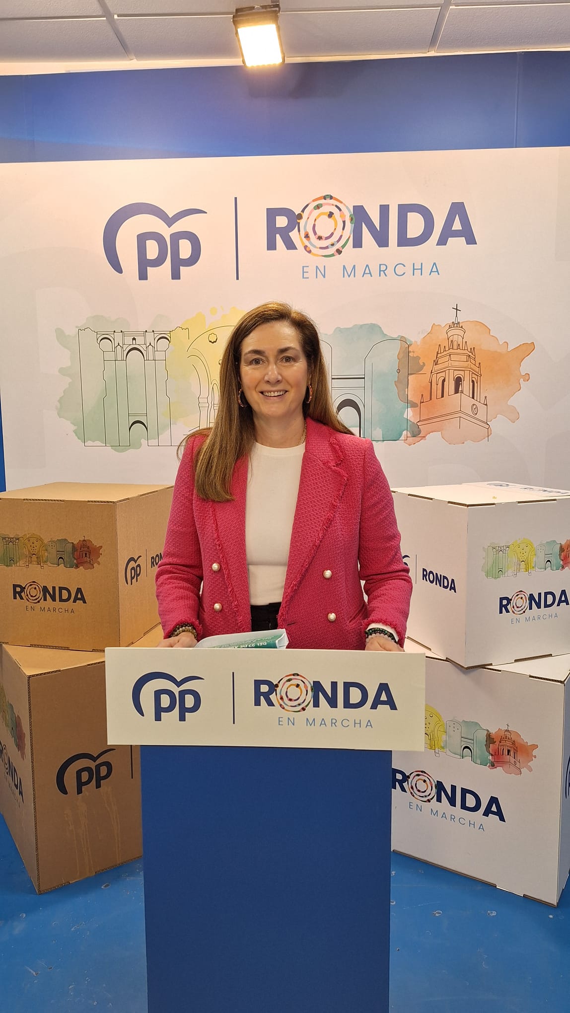 Cristina Durán, en rueda de prensa