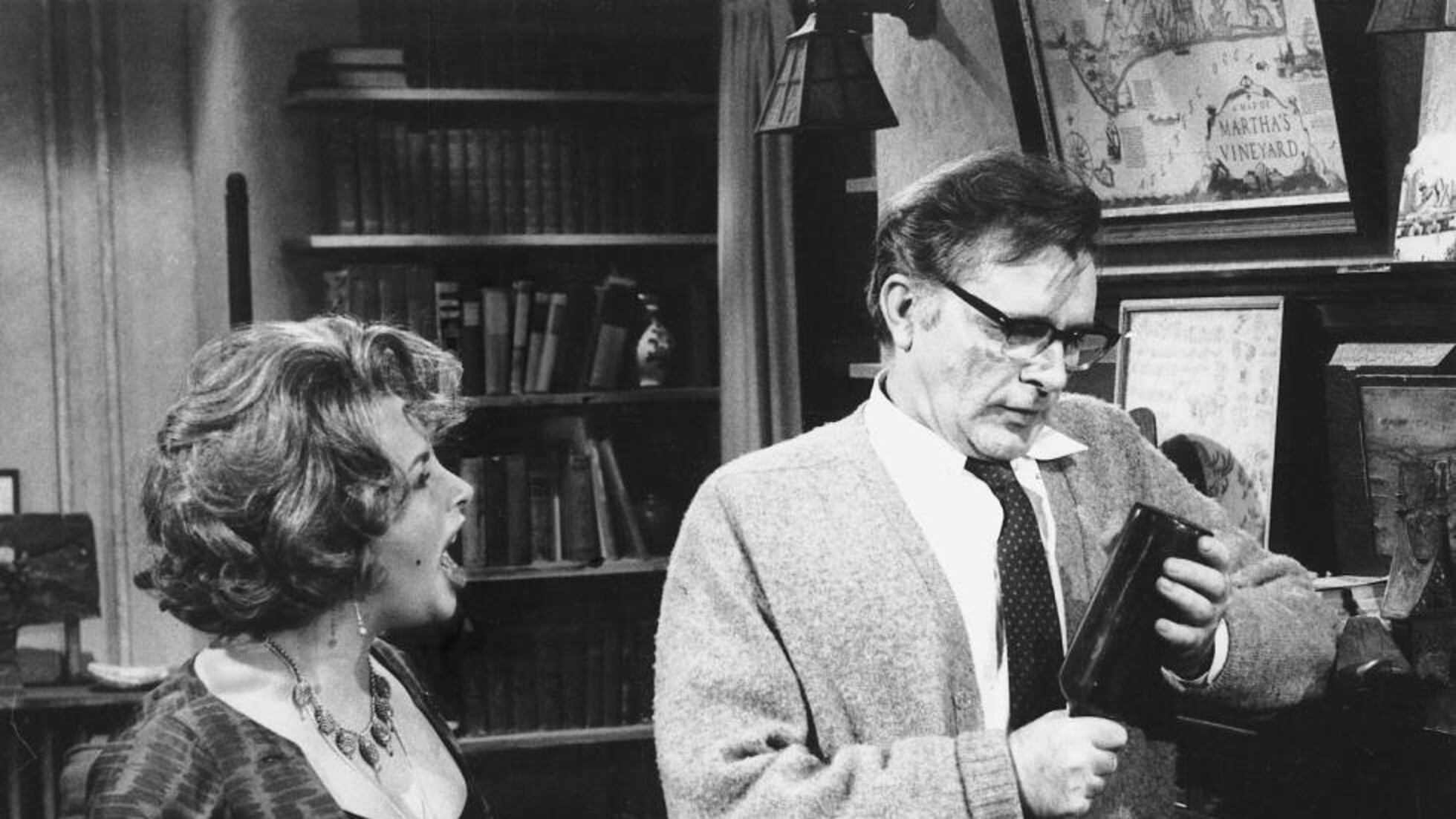 Elizabeth Taylor y Richard Burton en una escena de ¿Quién teme a Virginia Wolf?