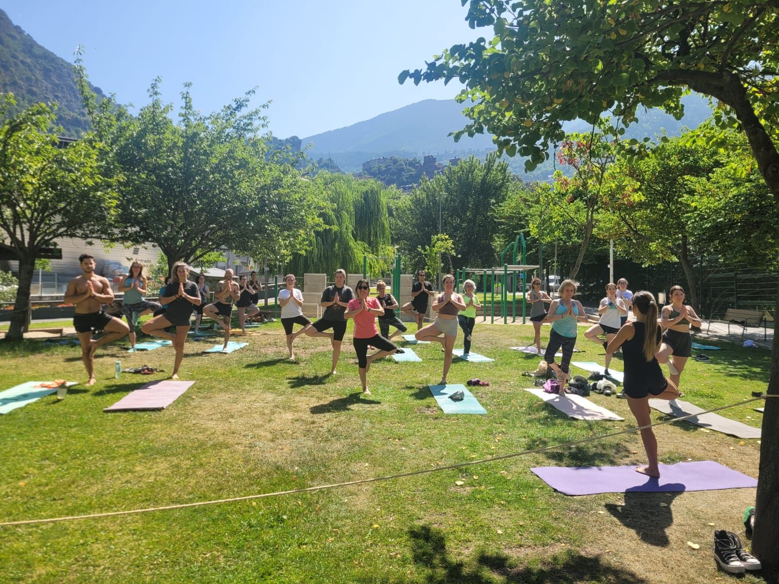 Els tallers de ioga han estat algunes de les activitats que més gent han atret