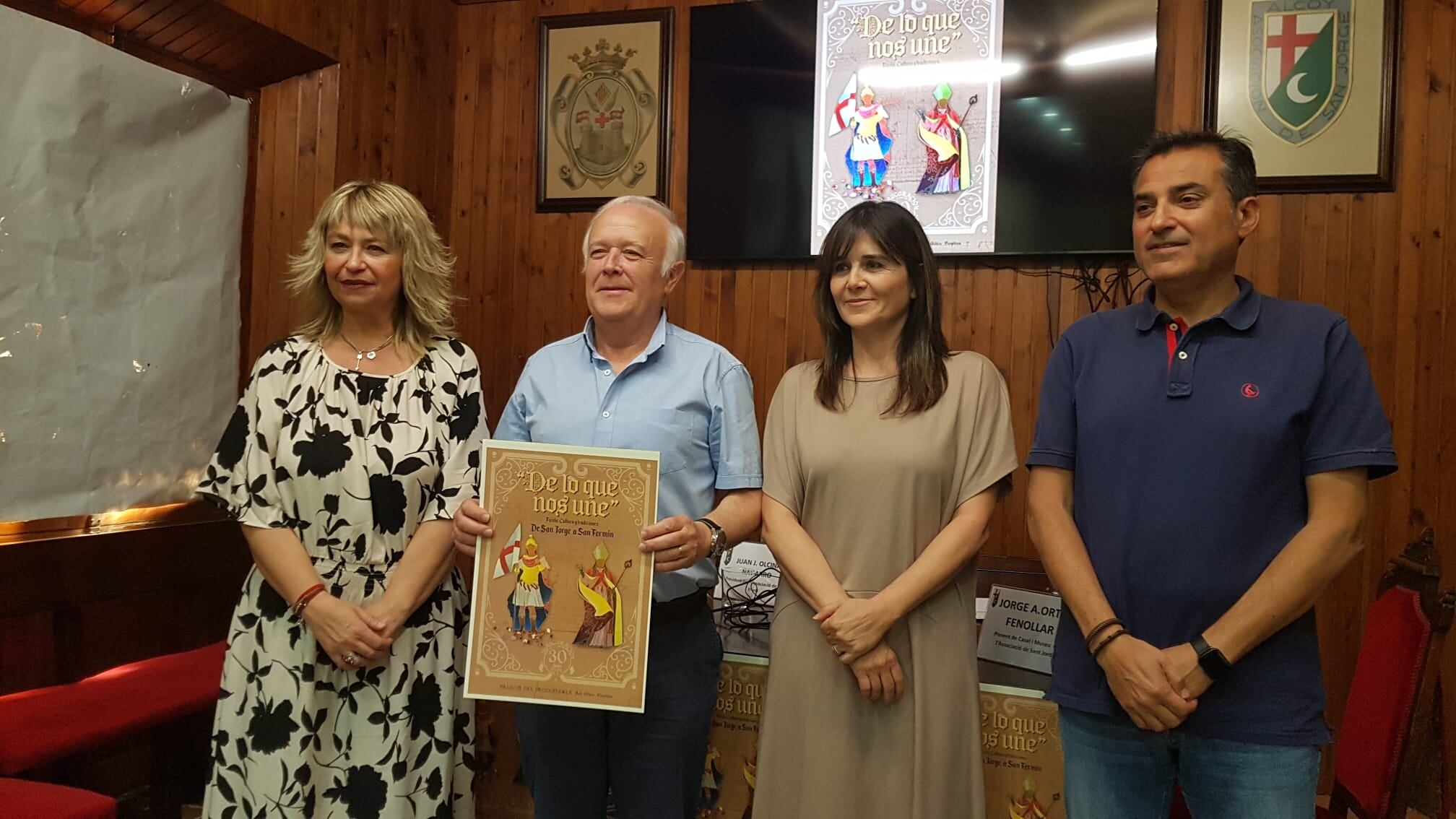 Presentación de la exposición &quot;De lo que nos une&quot; en la sede de la ASJ