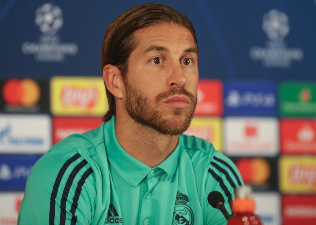 Sergio Ramos, en rueda de prensa