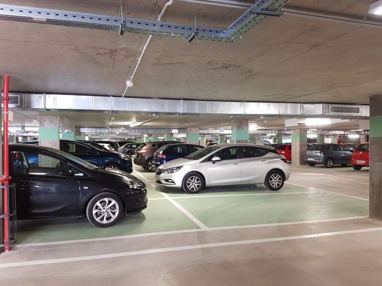 Aparcamiento Hospital, zona trabajadores