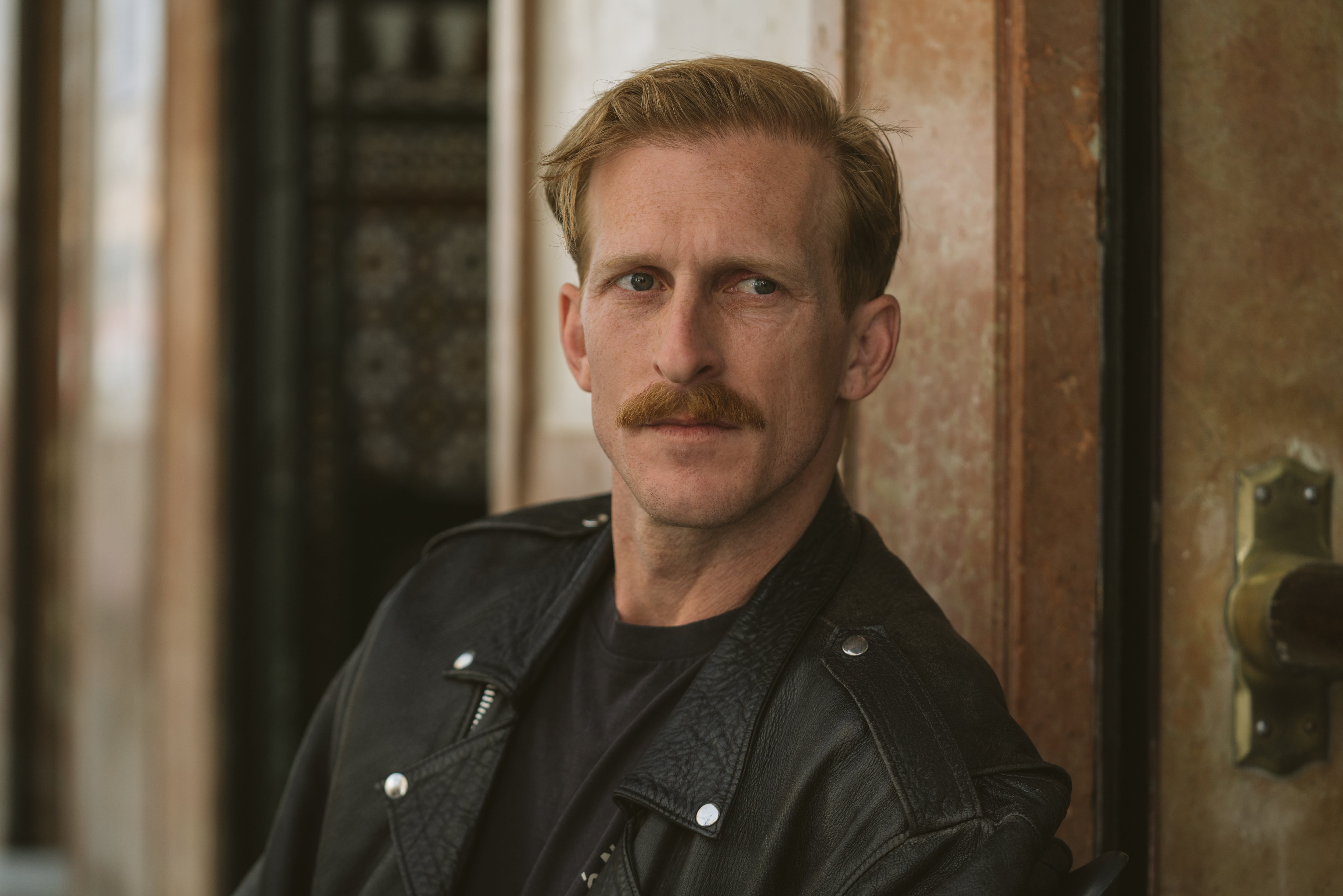 El actor americano Austin Amelio en Morón de la Frontera / NIETE