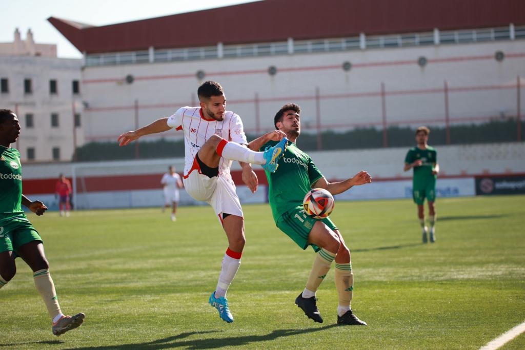 Imagen partido disputado entre el Xerez CD y La Palma