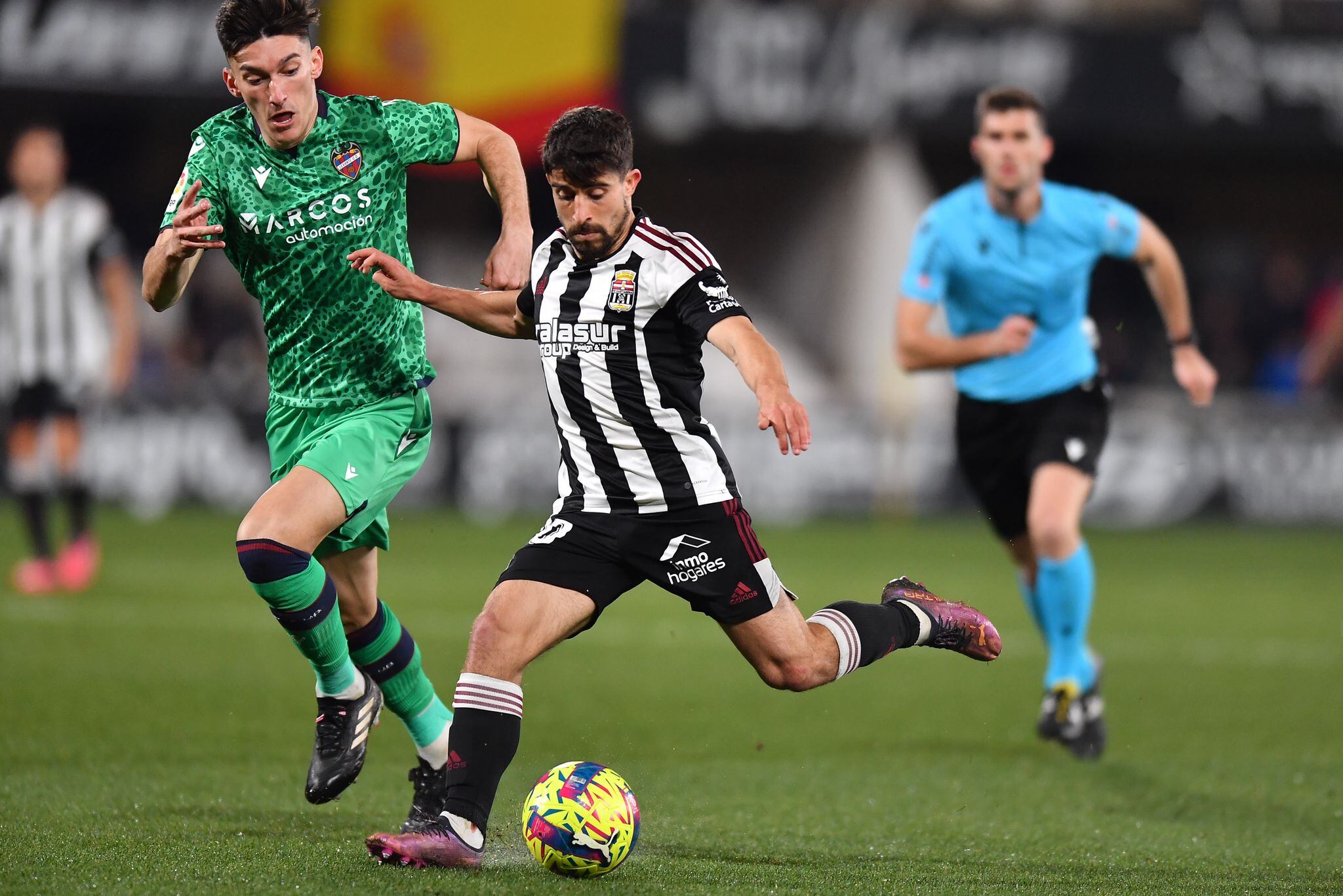 Jairo durante el partido contra el Levante