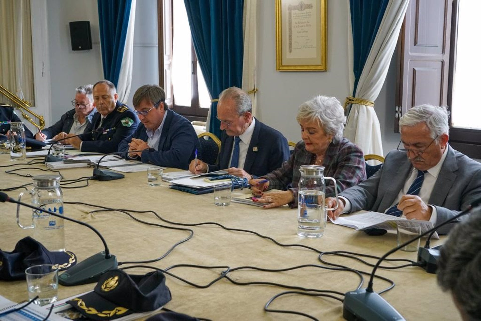 Un momento de la Junta de Gobierno Local de Málaga