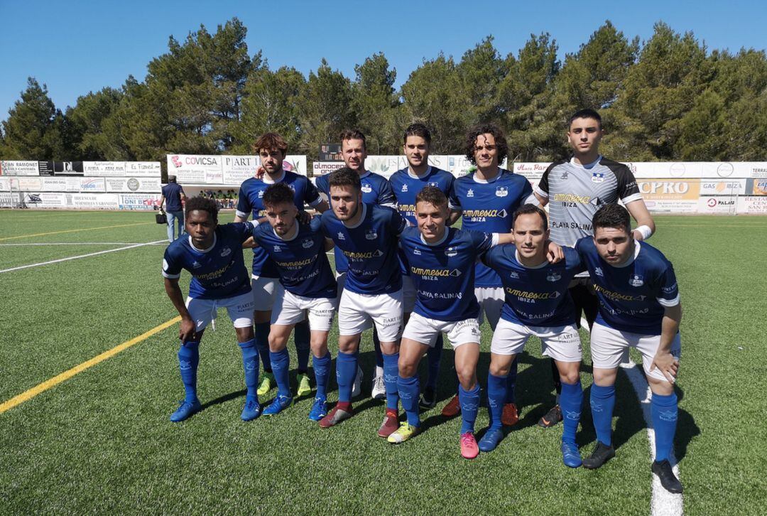 Once inicial del Sant Rafel en el partido de hoy