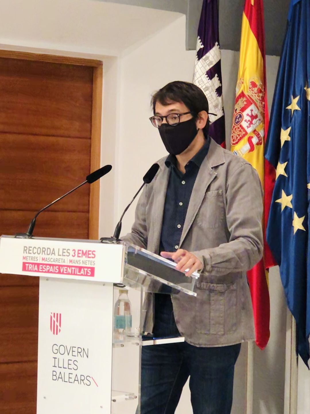 Iago Negueruela, portavoz del Govern