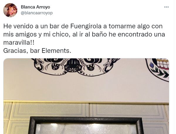 El tuit publicado por la usuaria