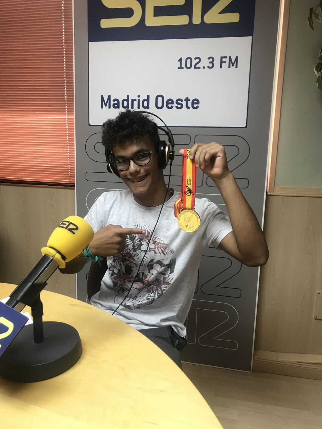 Jorge García Núñez, campeón de España de ciclismo en la catergoría cadete por equipos