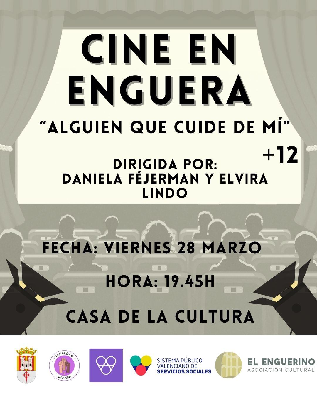 Cine en Enguera. Fuente: Radio Xàtiva Cadena SER