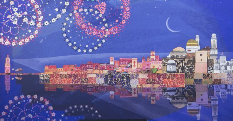 'La ciudad disfrazada', cartel anunciador del Carnaval de Cádiz 2017