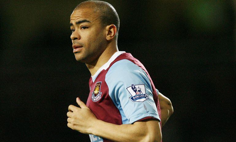 Dyer, durante un partido en su etapa como jugador del West Ham