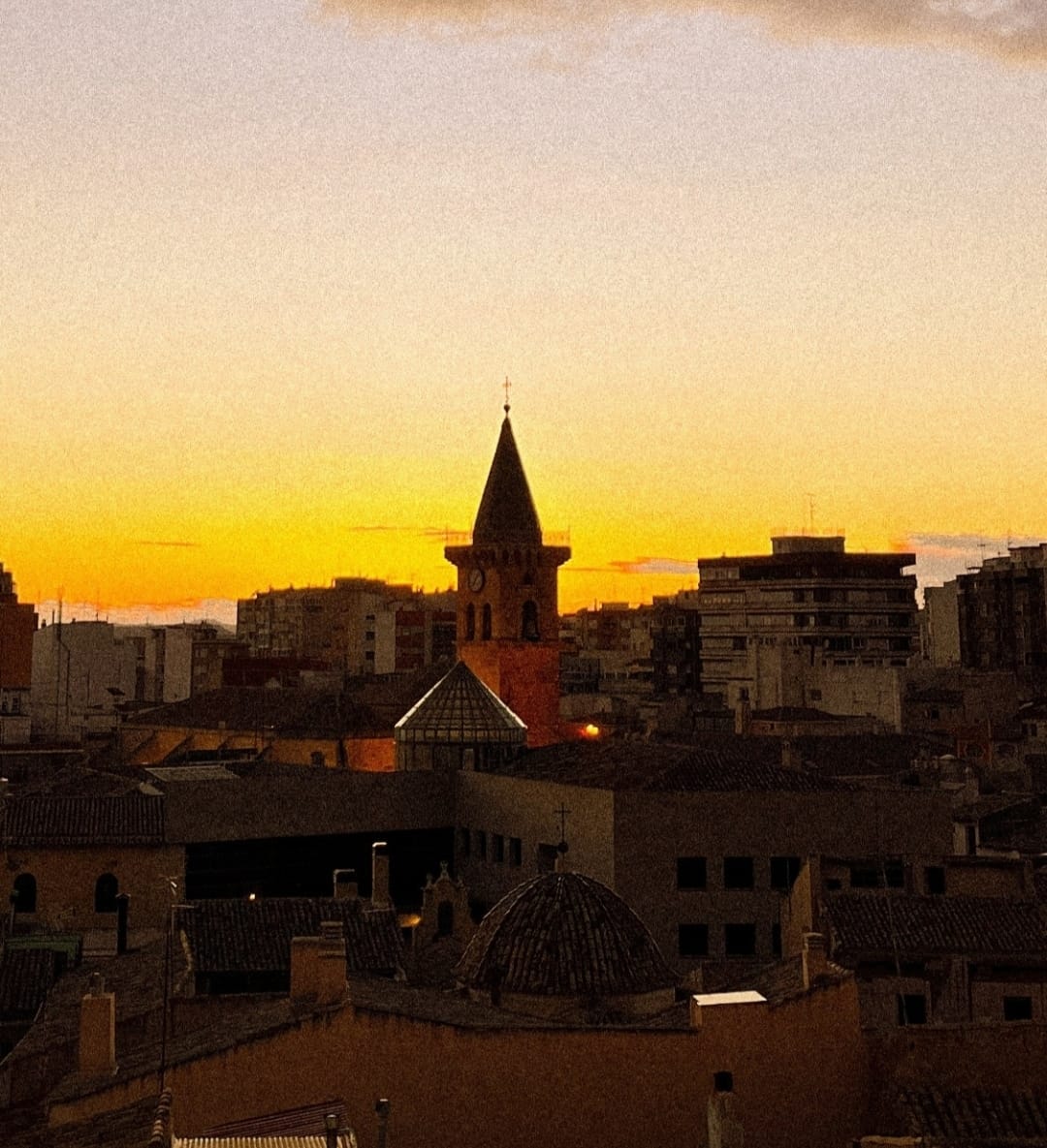 Villena al atardecer