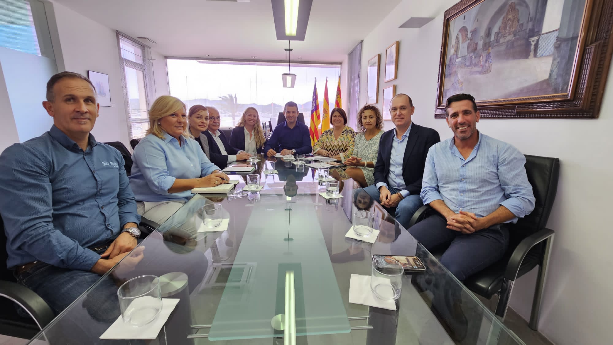 Un momento durante el encuentro