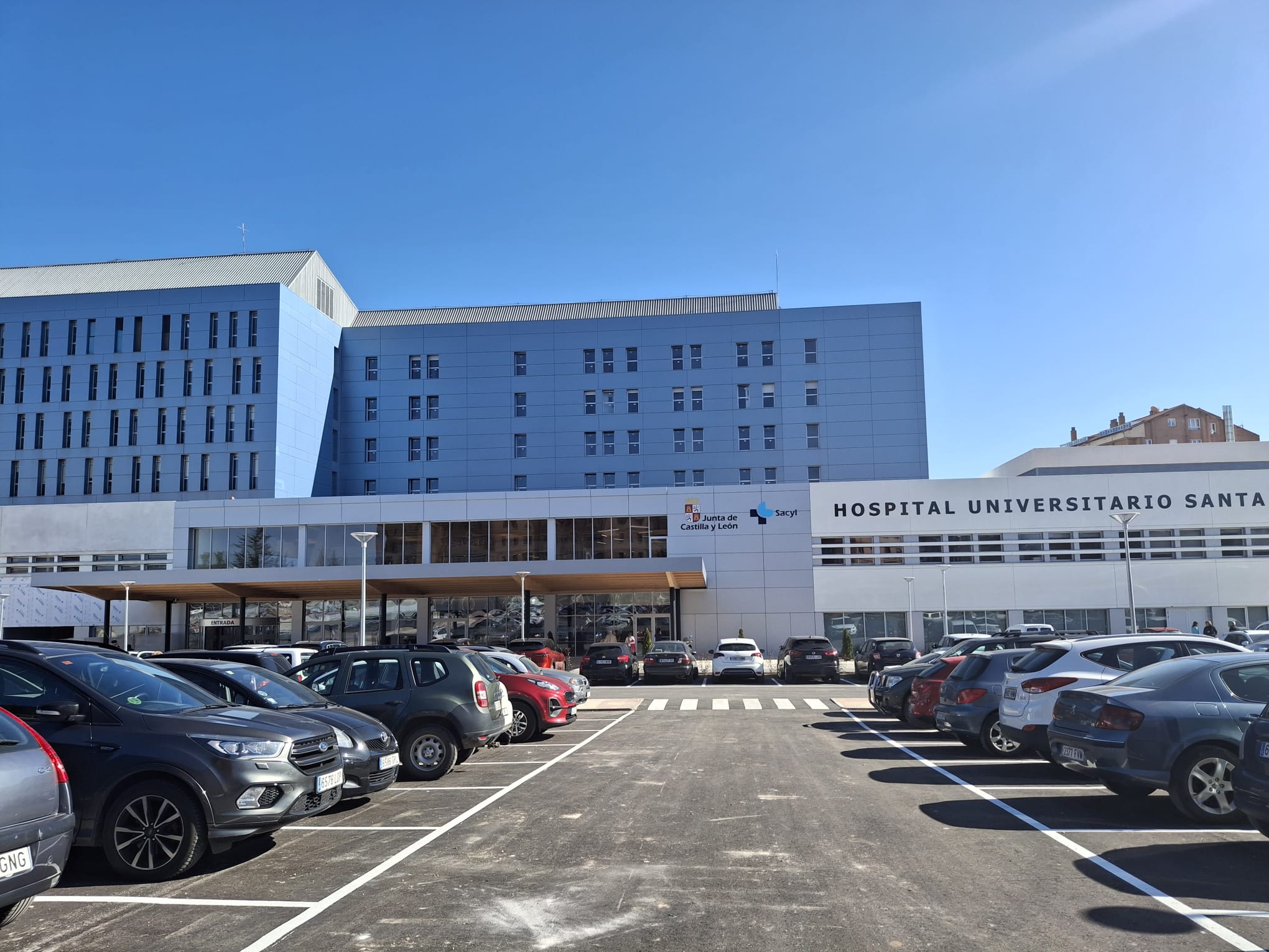 Hospital de Soria donde fueron detenidos el director y el responsable de gestión de la Gerencia de Atención Sanitaria