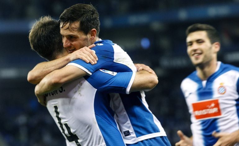 Pablo Piatti celebra el gol ante el CD Leganés