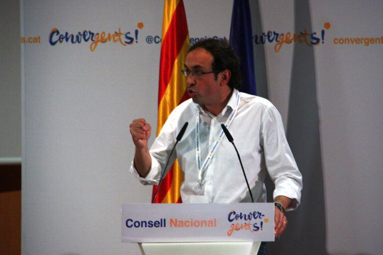 Josep Rull al Consell Nacional de CDC