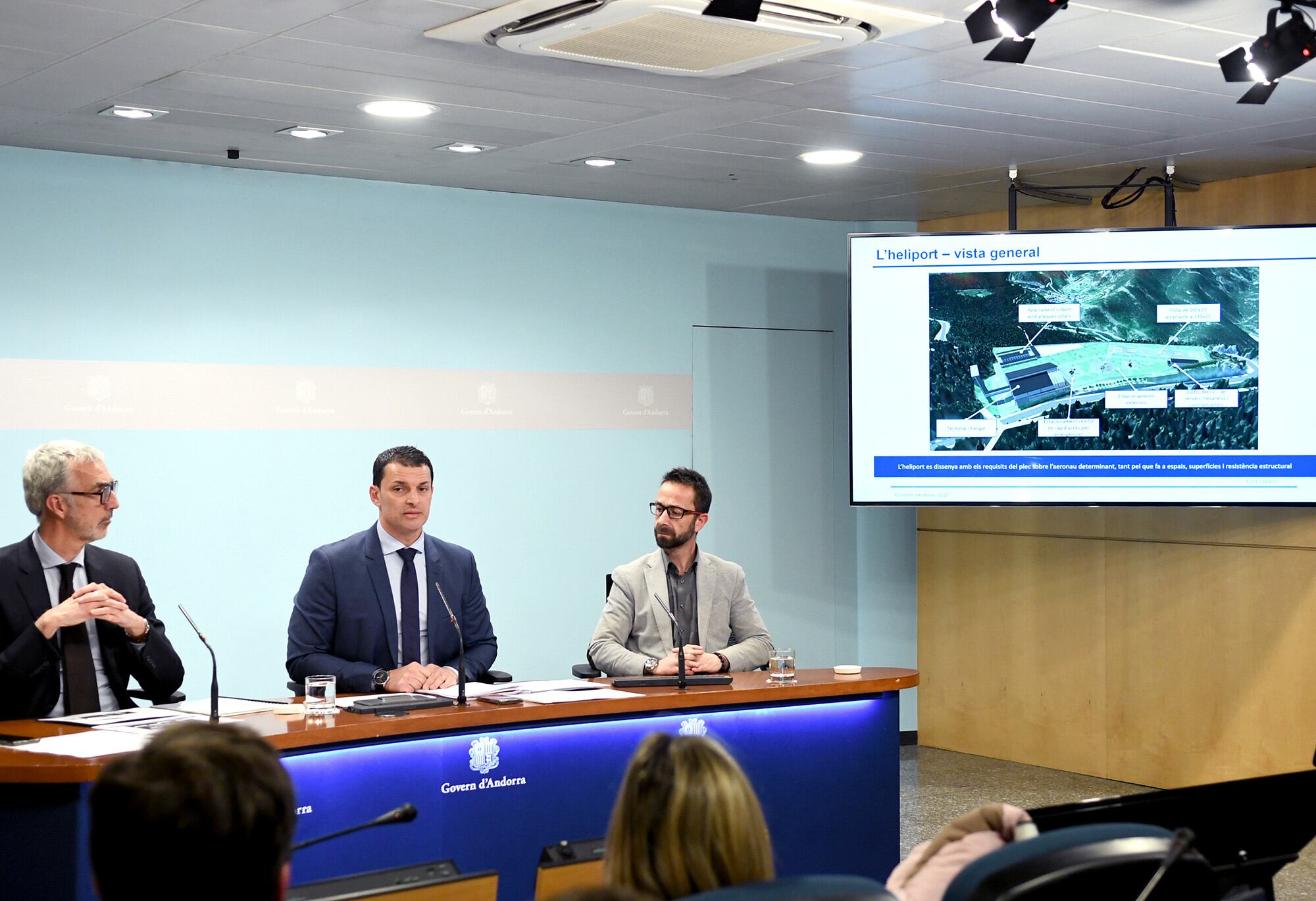 El ministre d'Economia i PResidència, Jordi Gallardo, durant la compareixença.