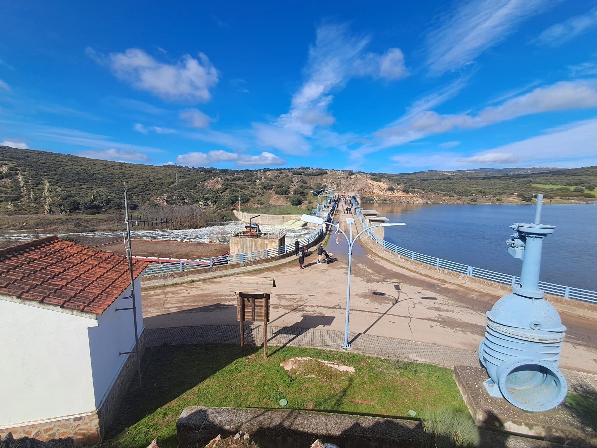 Estado del pantano del Vicario, este domingo