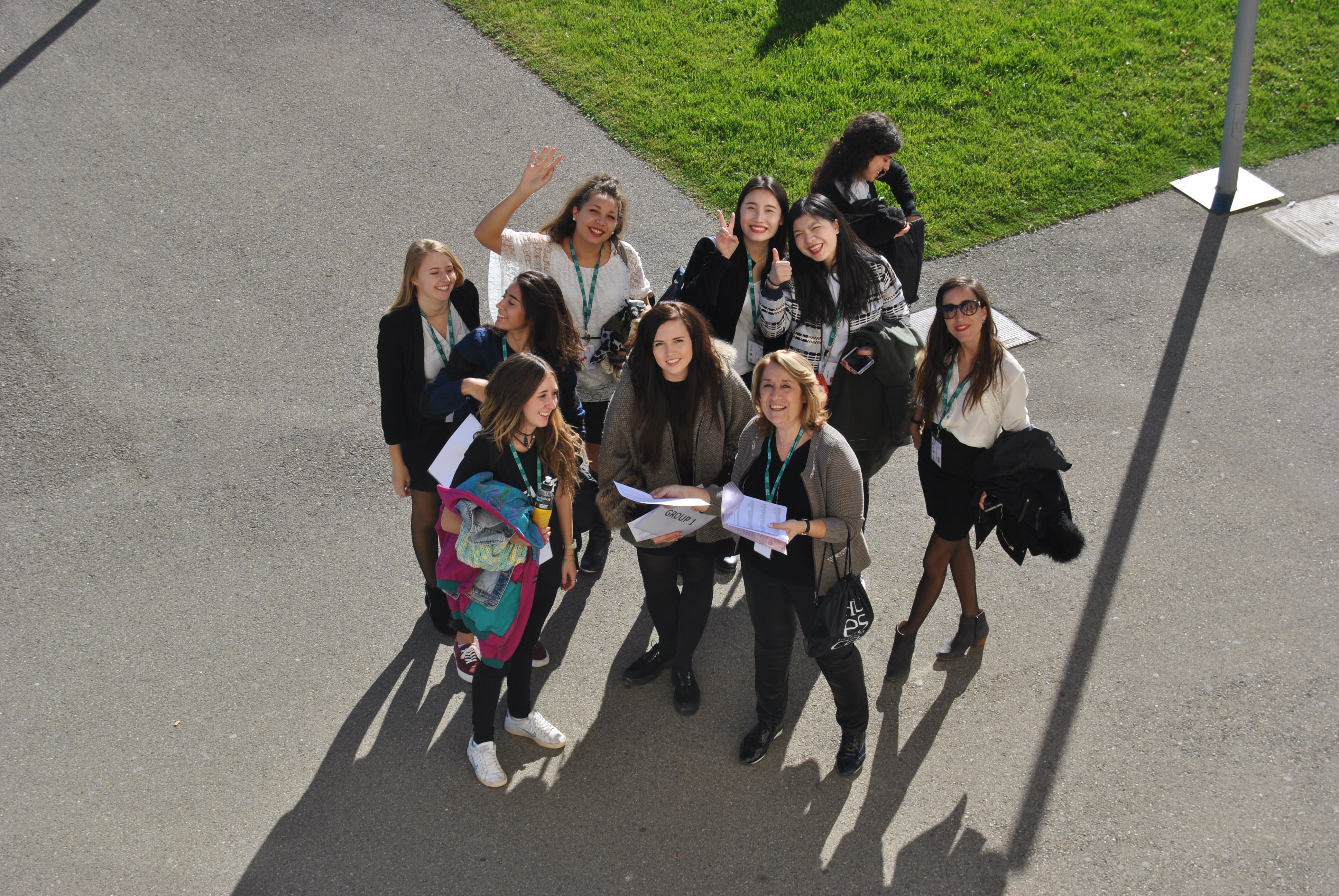 Estudiantes de turismo del Campus de Huesca