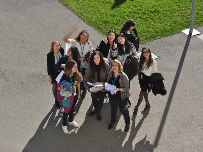 Estudiantes de turismo del Campus de Huesca